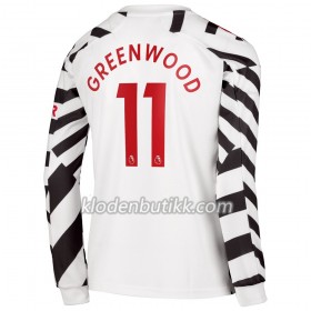 Manchester United Greenwood 11 Tredje Fotballdrakt 2020-2021 Langermet